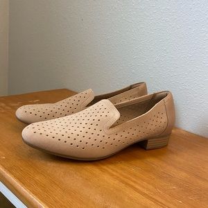 Women’s tan loafers